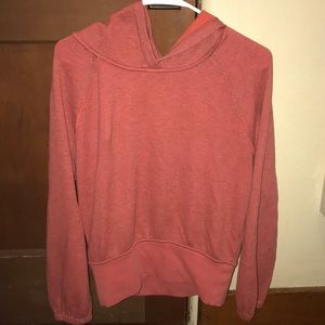 Free people orange hoodie